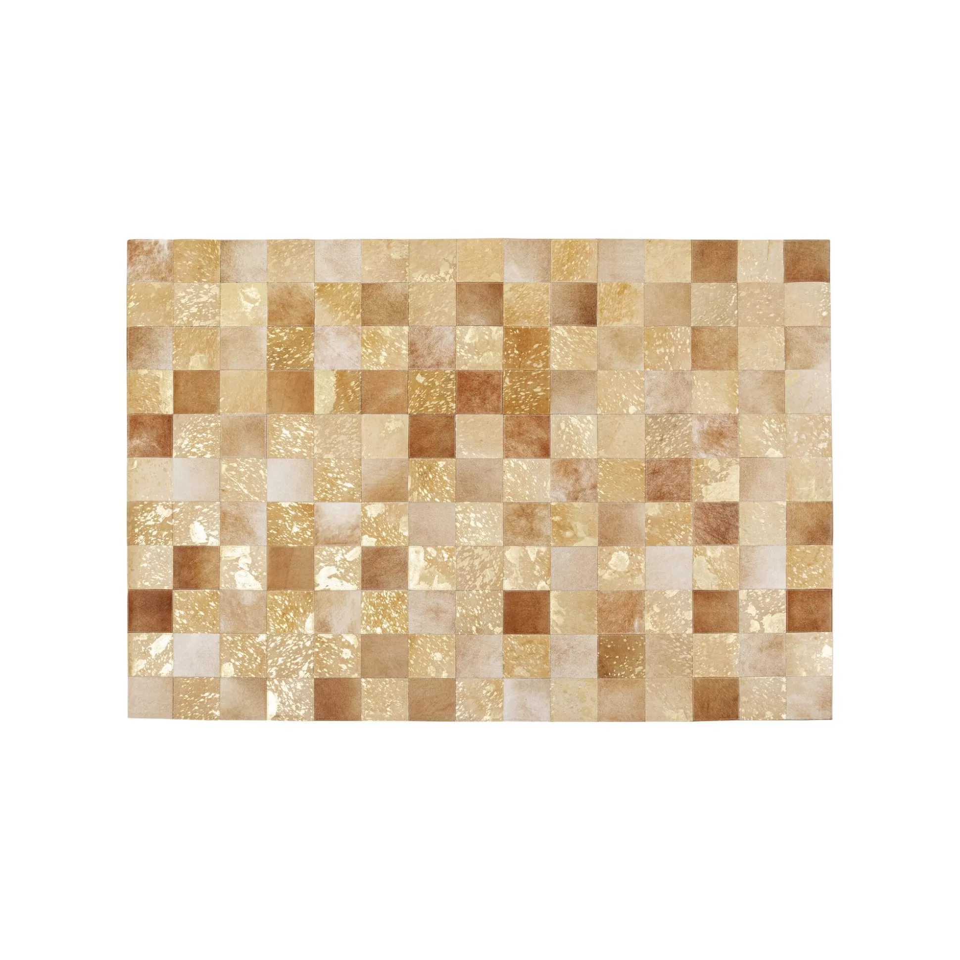 Tapis Patchwork Vegas Cuir 240x170cm ^KARE Design Shop