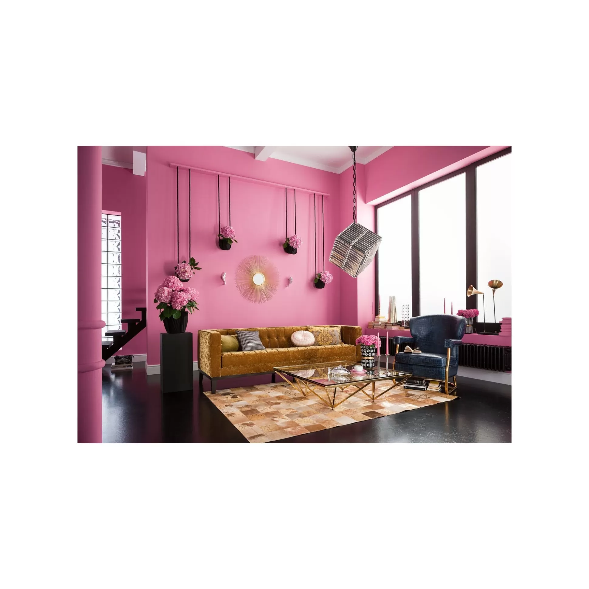 Tapis Patchwork Vegas Cuir 240x170cm ^KARE Design Shop