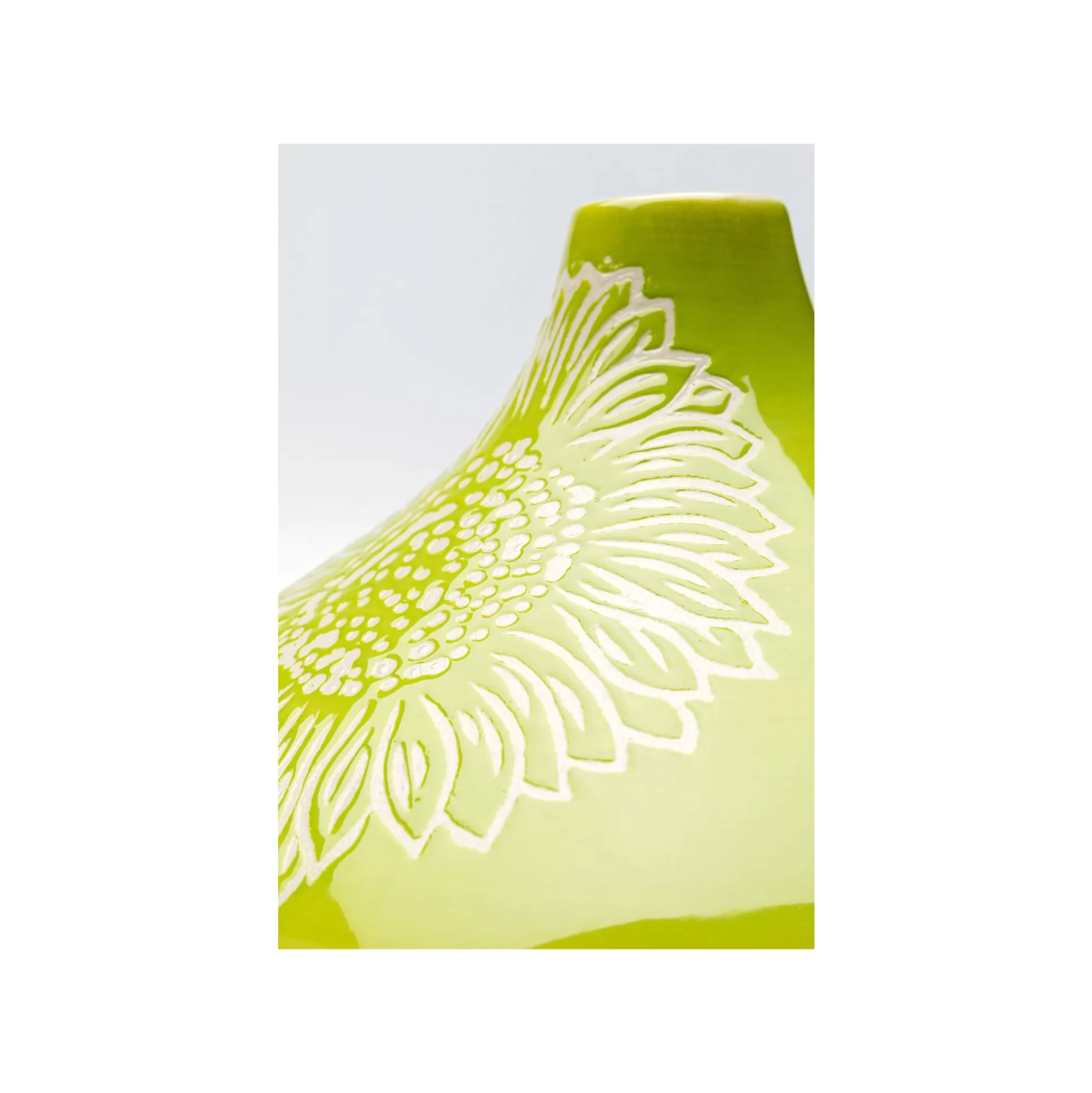 Vase Big Bloom Vert 21cm ^KARE Design Fashion