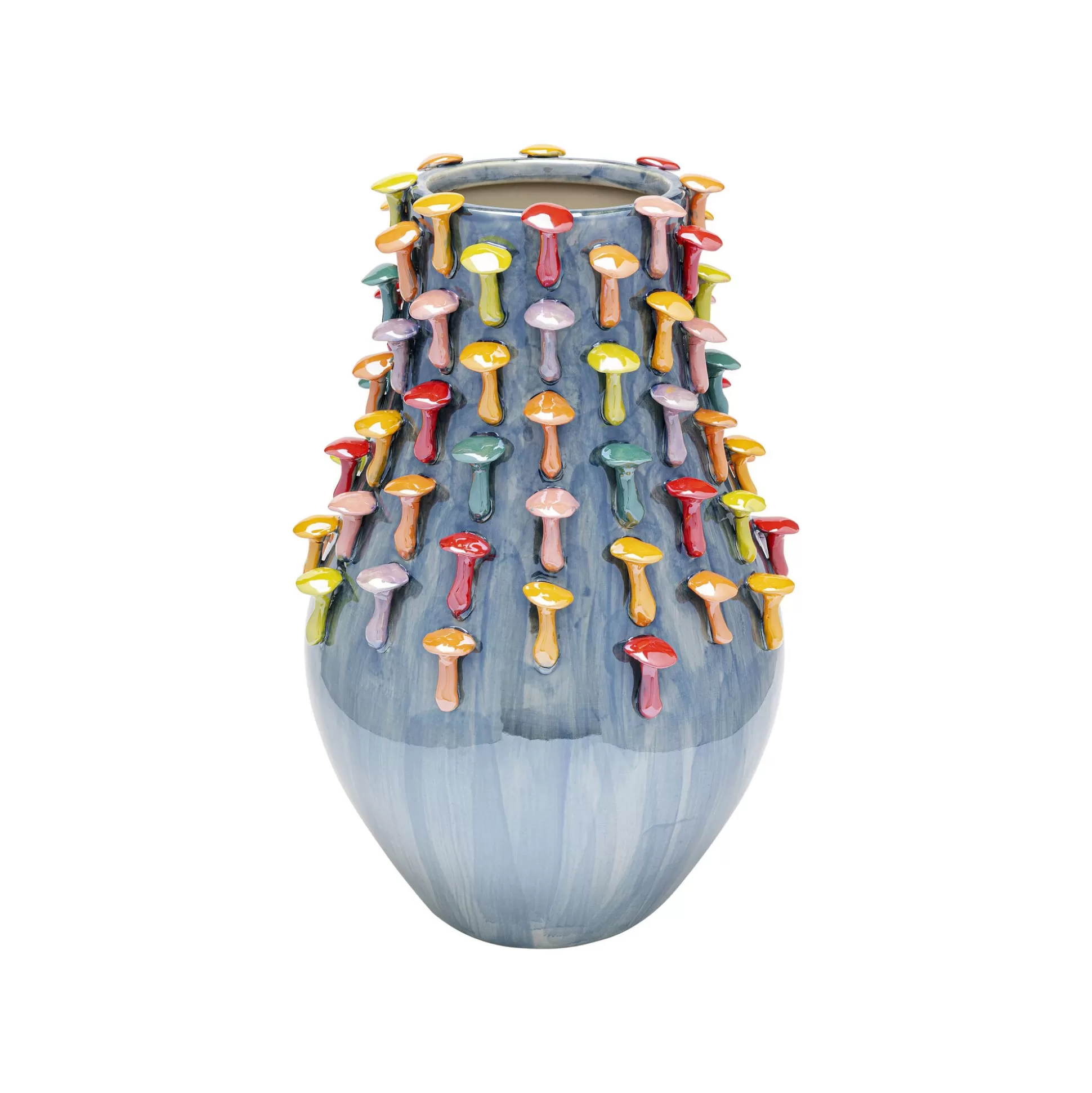 Vase Bleu Champignons 28cm ^KARE Design Discount