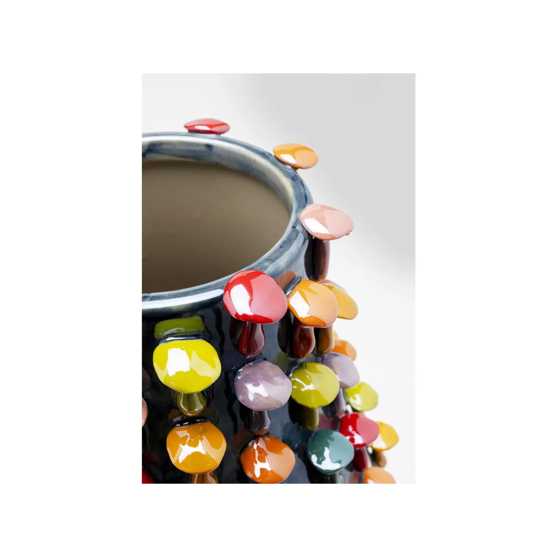 Vase Bleu Champignons 28cm ^KARE Design Discount