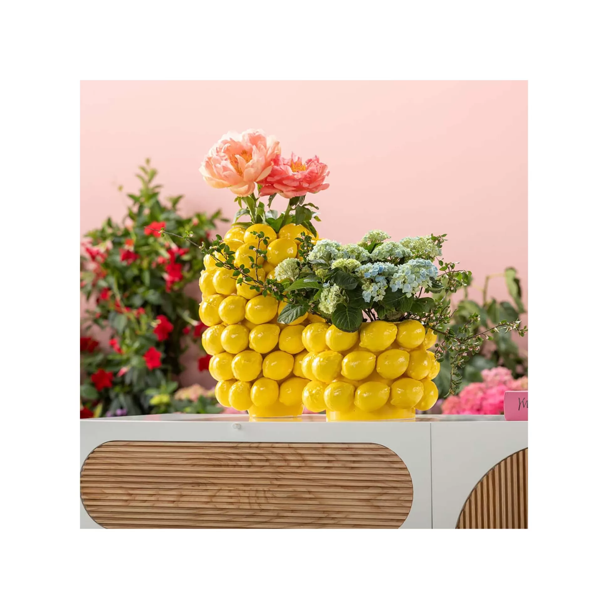 Vase Citrons Jaunes 19cm ^KARE Design Discount