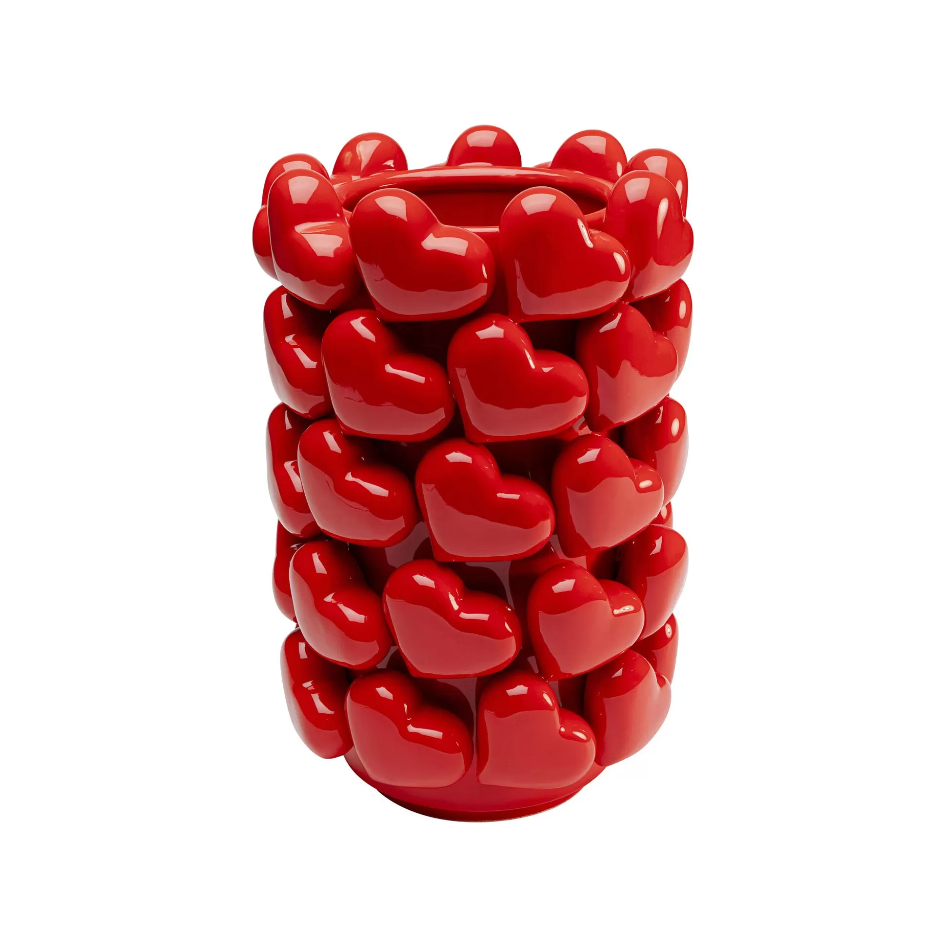 Vase Cœurs Rouges ^KARE Design Hot