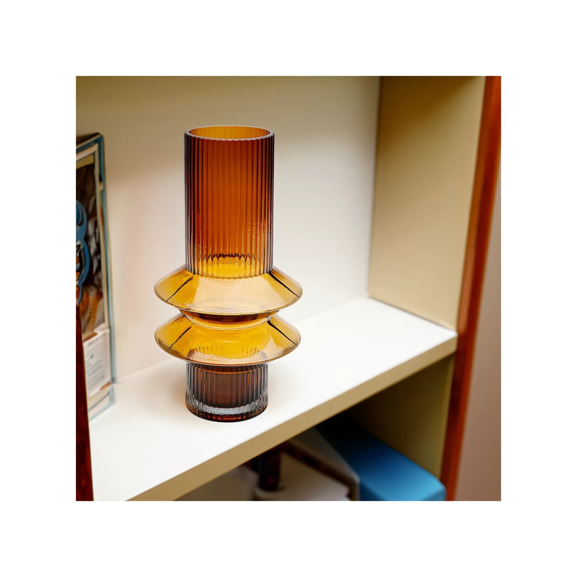Vase Earthy Rings 29cm ^KARE Design Cheap