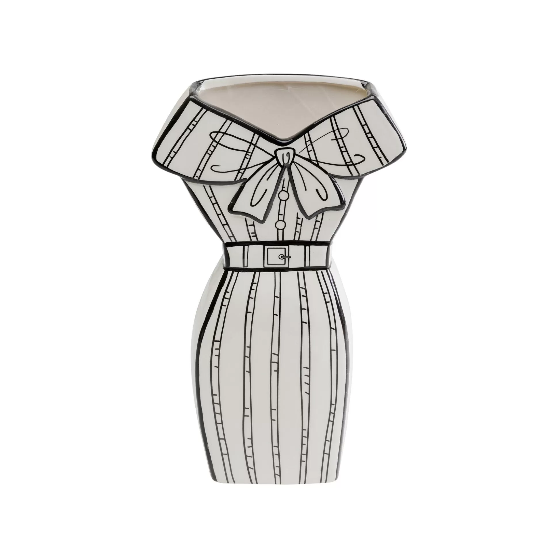 Vase Favola Robe Blanc Et Noir ^KARE Design Cheap