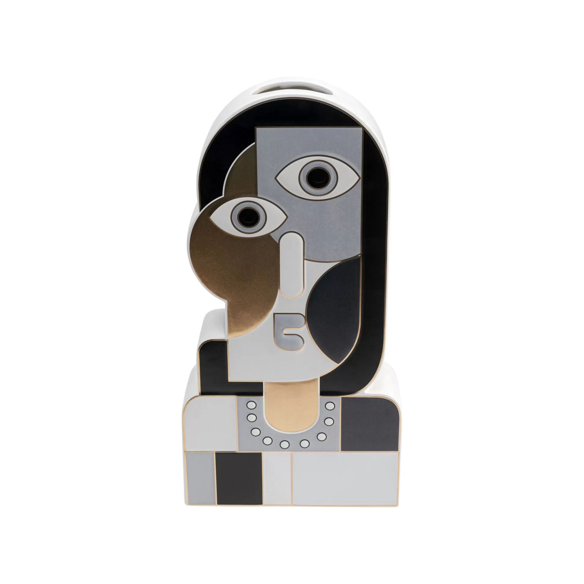 Vase Femme Abstraite Gris 43cm ^KARE Design Flash Sale