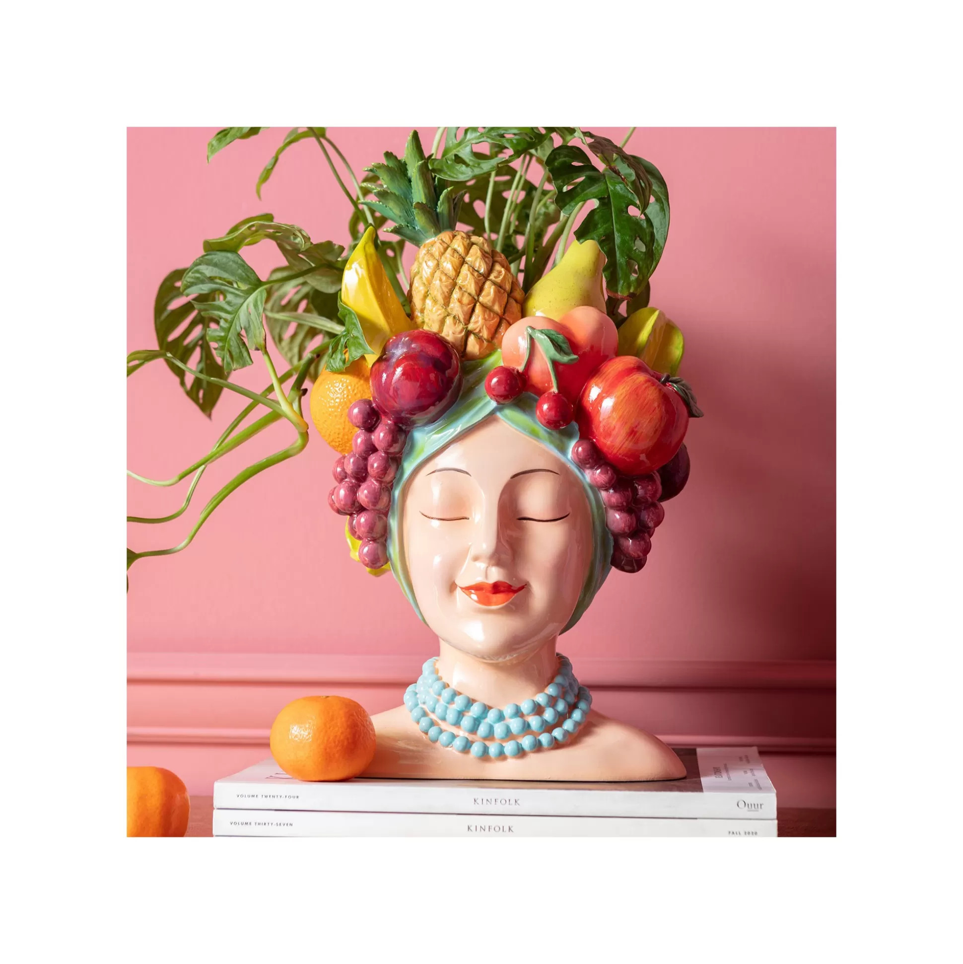 Vase Femme Fruits 37cm ^KARE Design Cheap