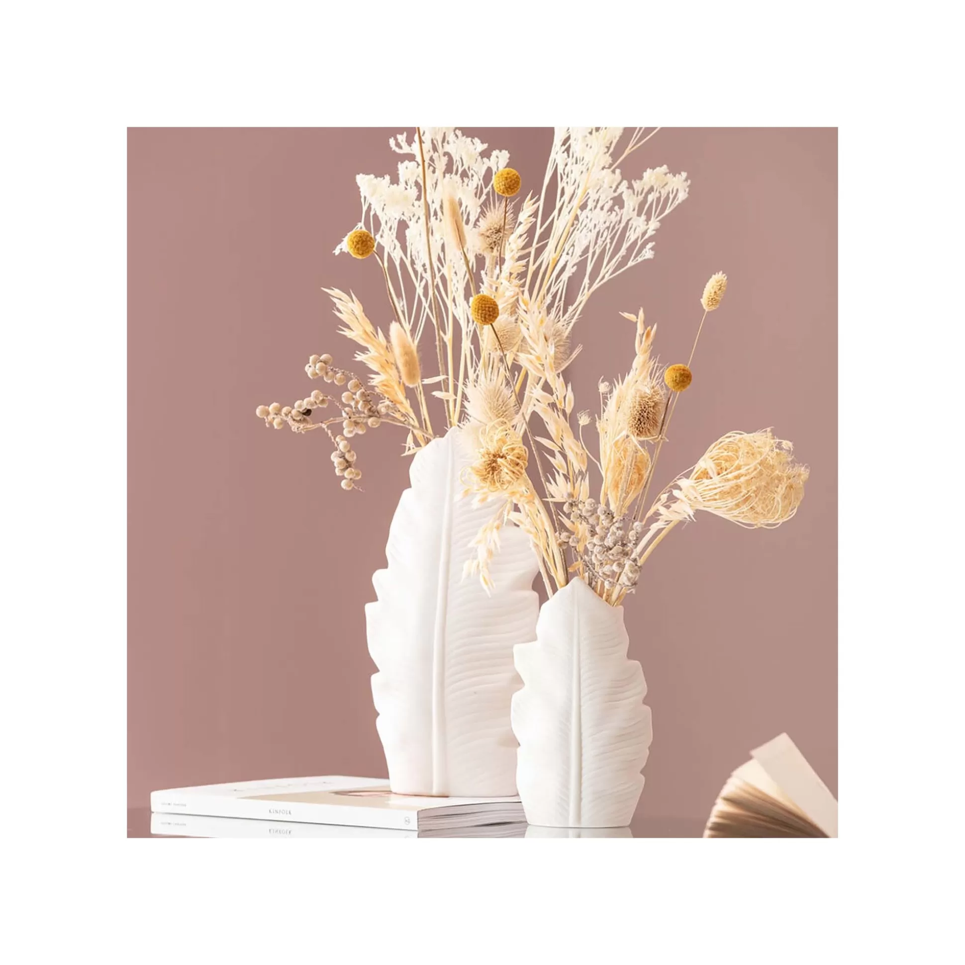 Vase Foglia Blanc 29cm ^KARE Design Best
