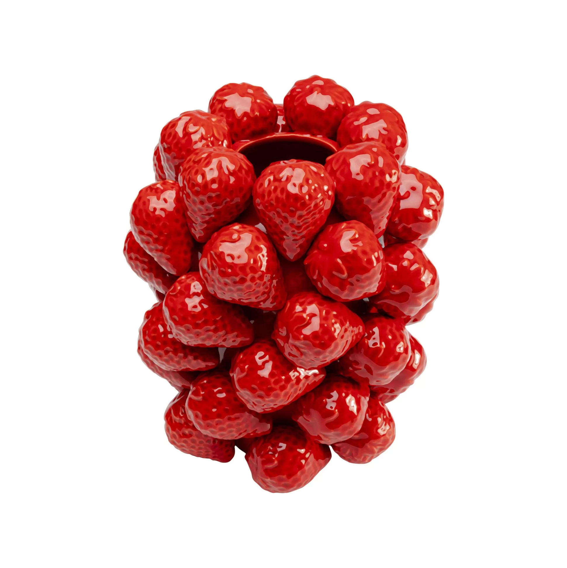 Vase Fraises Rouges 24cm ^KARE Design Online