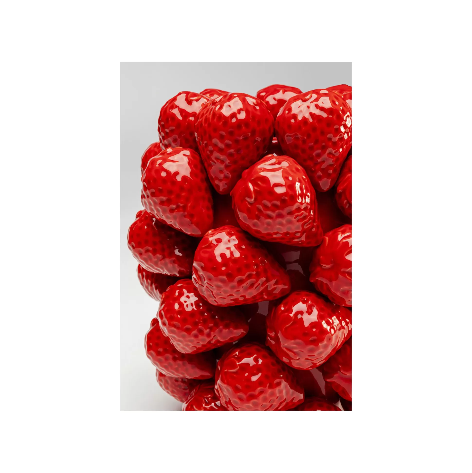 Vase Fraises Rouges 24cm ^KARE Design Online