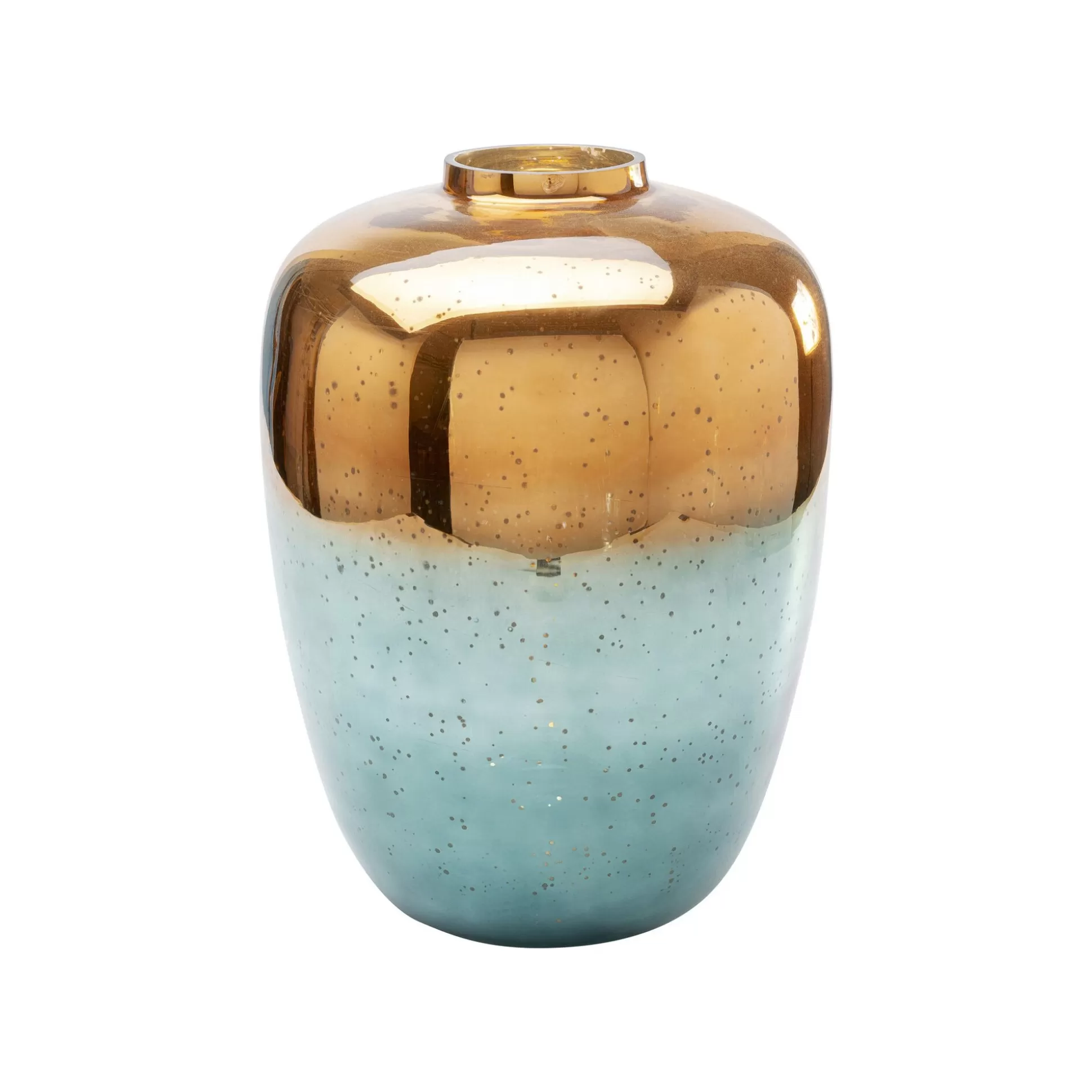 Vase Lizy Bleu Et Doré 41cm ^KARE Design Best Sale