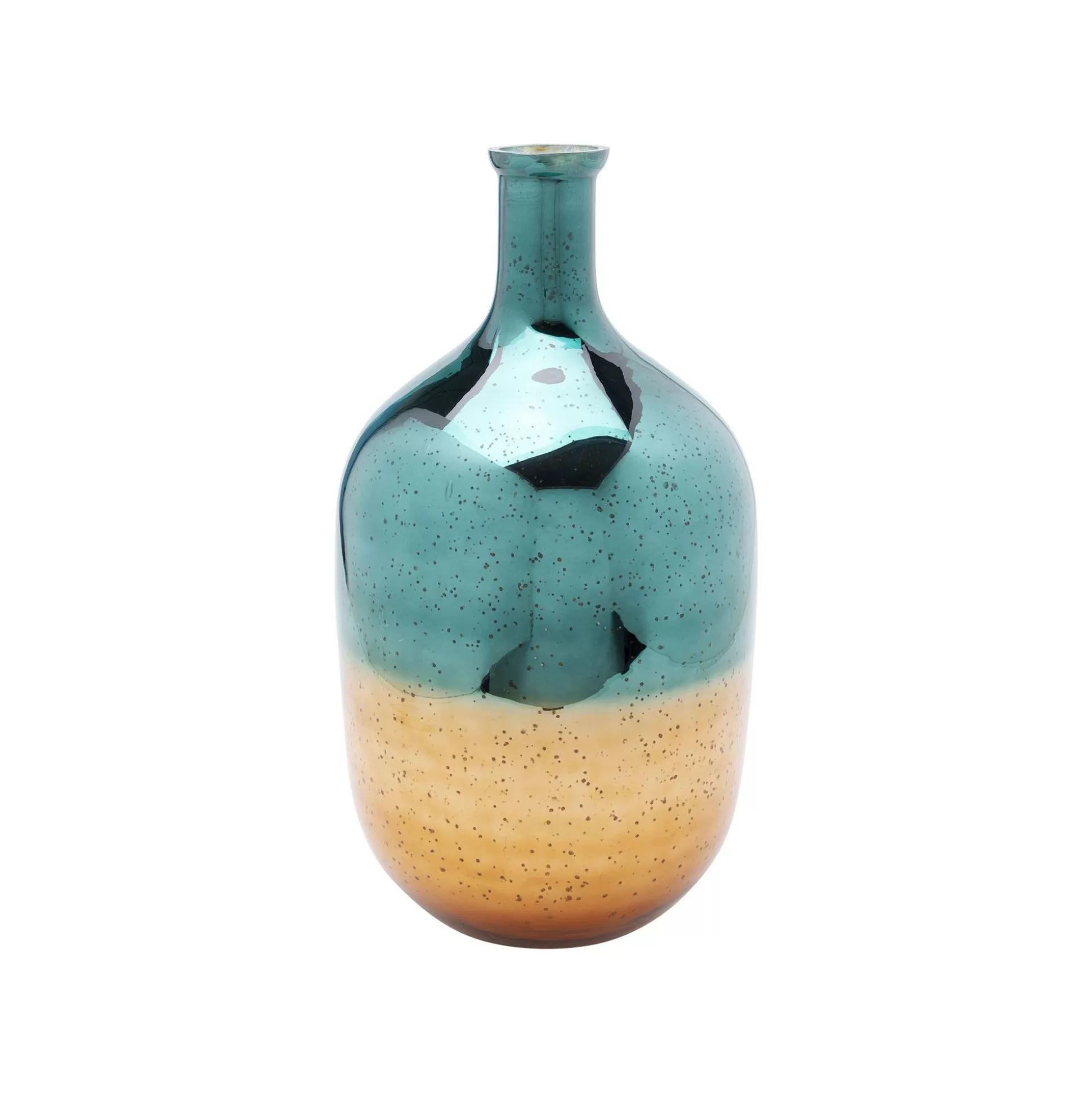 Vase Lizy Bleu Et Doré 50cm ^KARE Design Shop