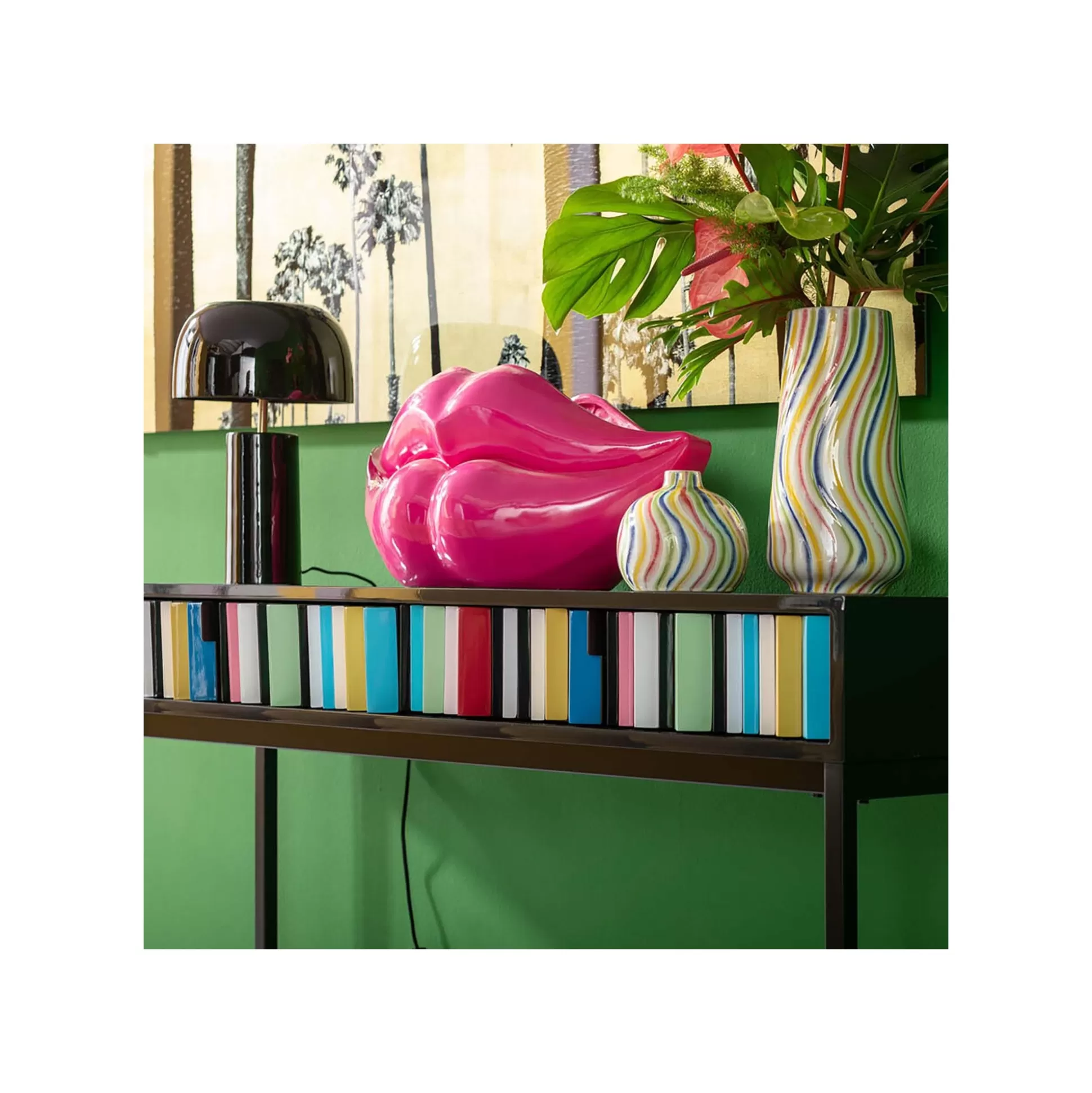 Vase Lèvres Fuchsia ^KARE Design Discount
