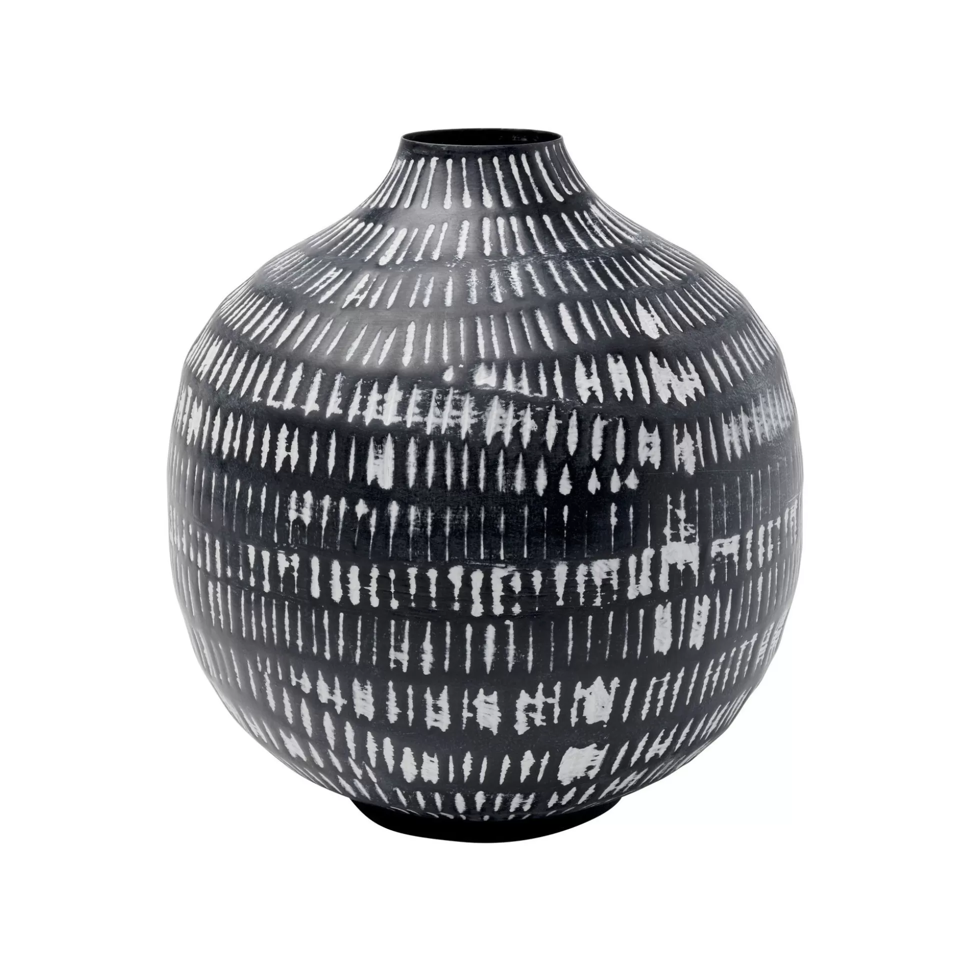 Vase Madalin Noir Et Blanc 24cm ^KARE Design New
