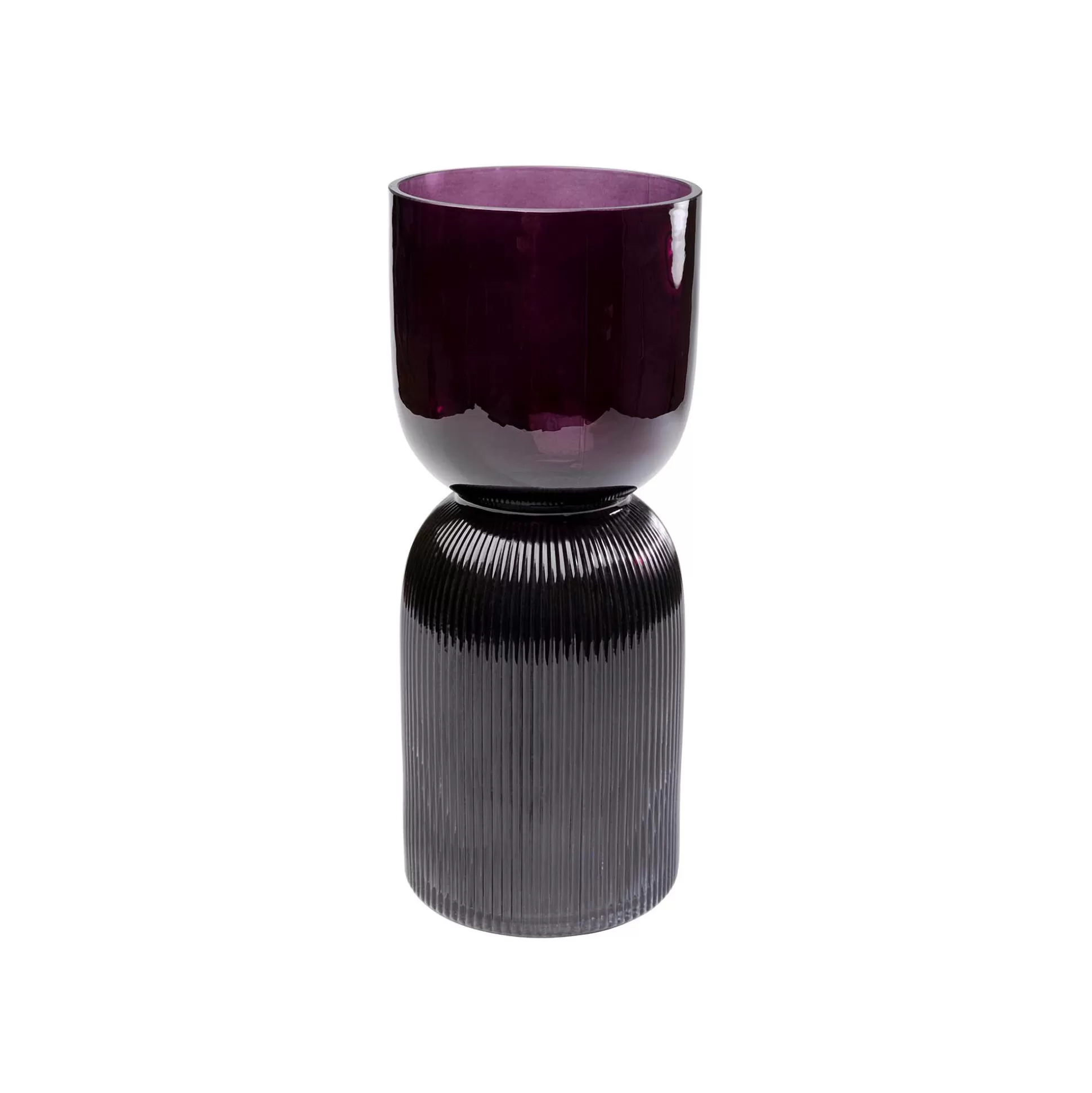 Vase Marvelous Duo Gris Violet 40cm ^KARE Design Fashion