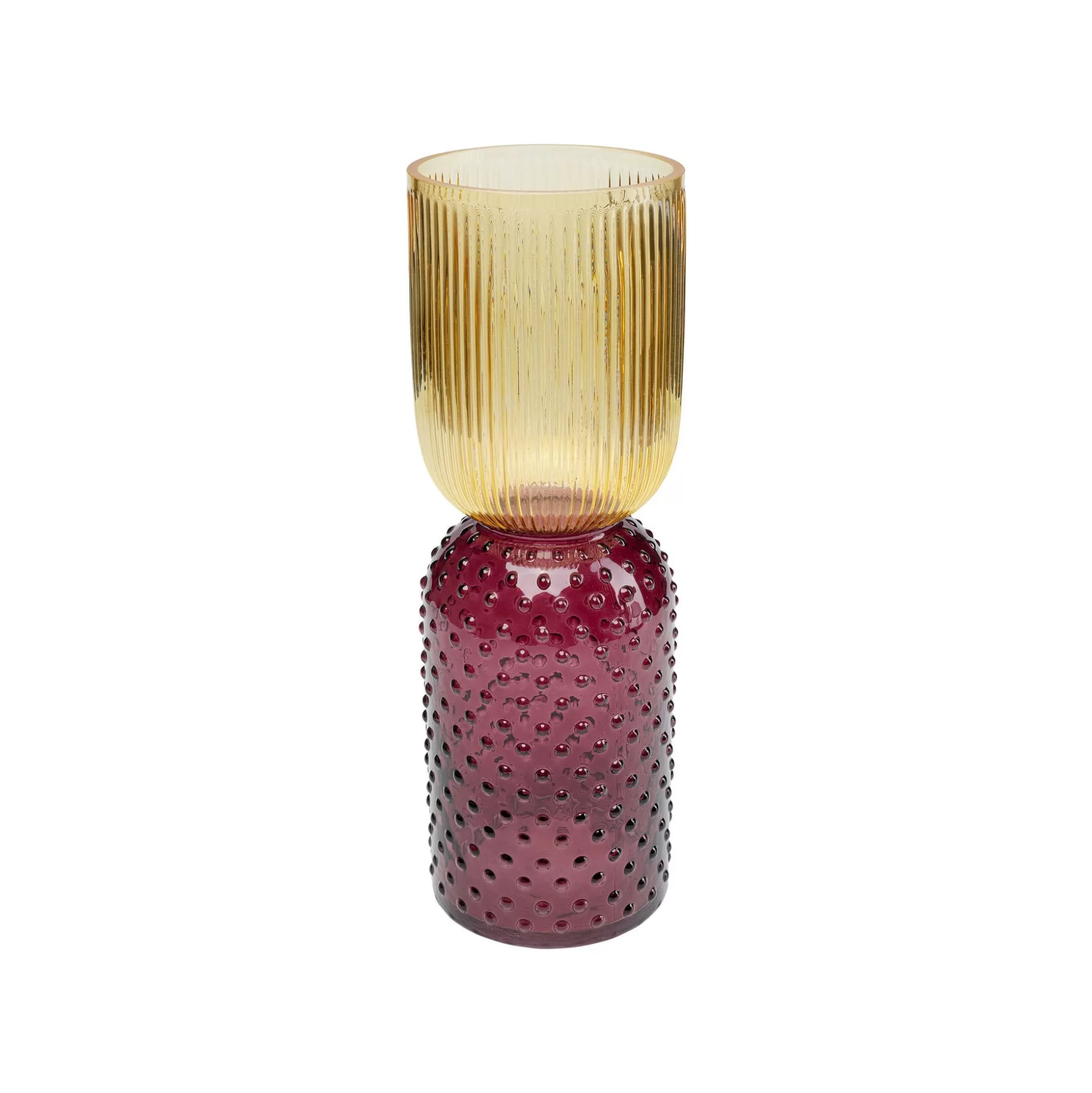 Vase Marvelous Duo Jaune Violet 38cm ^KARE Design Shop