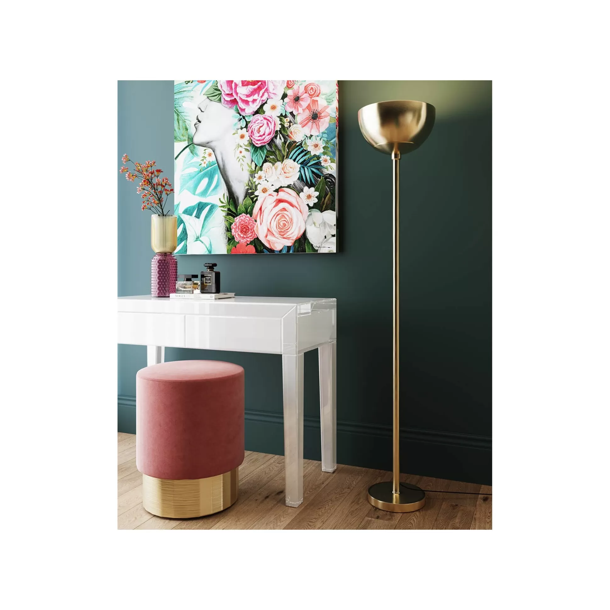 Vase Marvelous Duo Jaune Violet 38cm ^KARE Design Shop