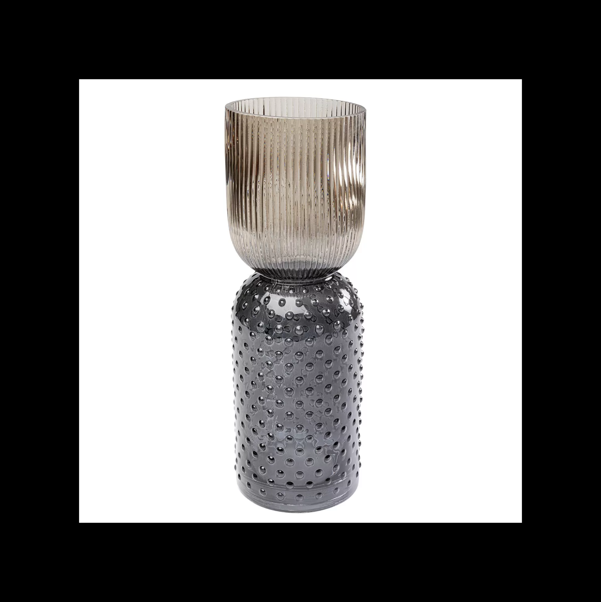 Vase Marvelous Duo Marron Gris 38cm ^KARE Design Sale