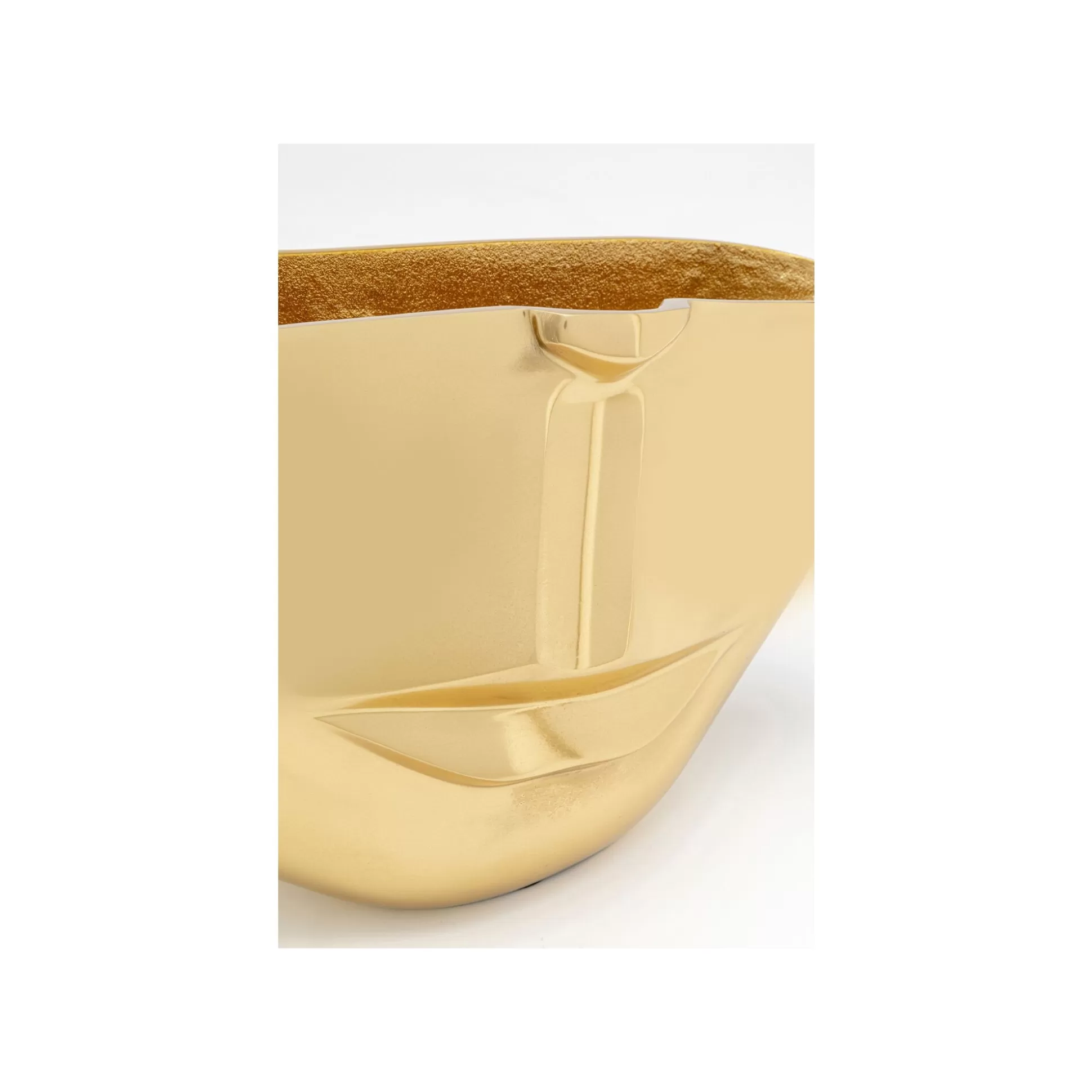 Vase Nez Et Bouche Doré 38cm ^KARE Design Store