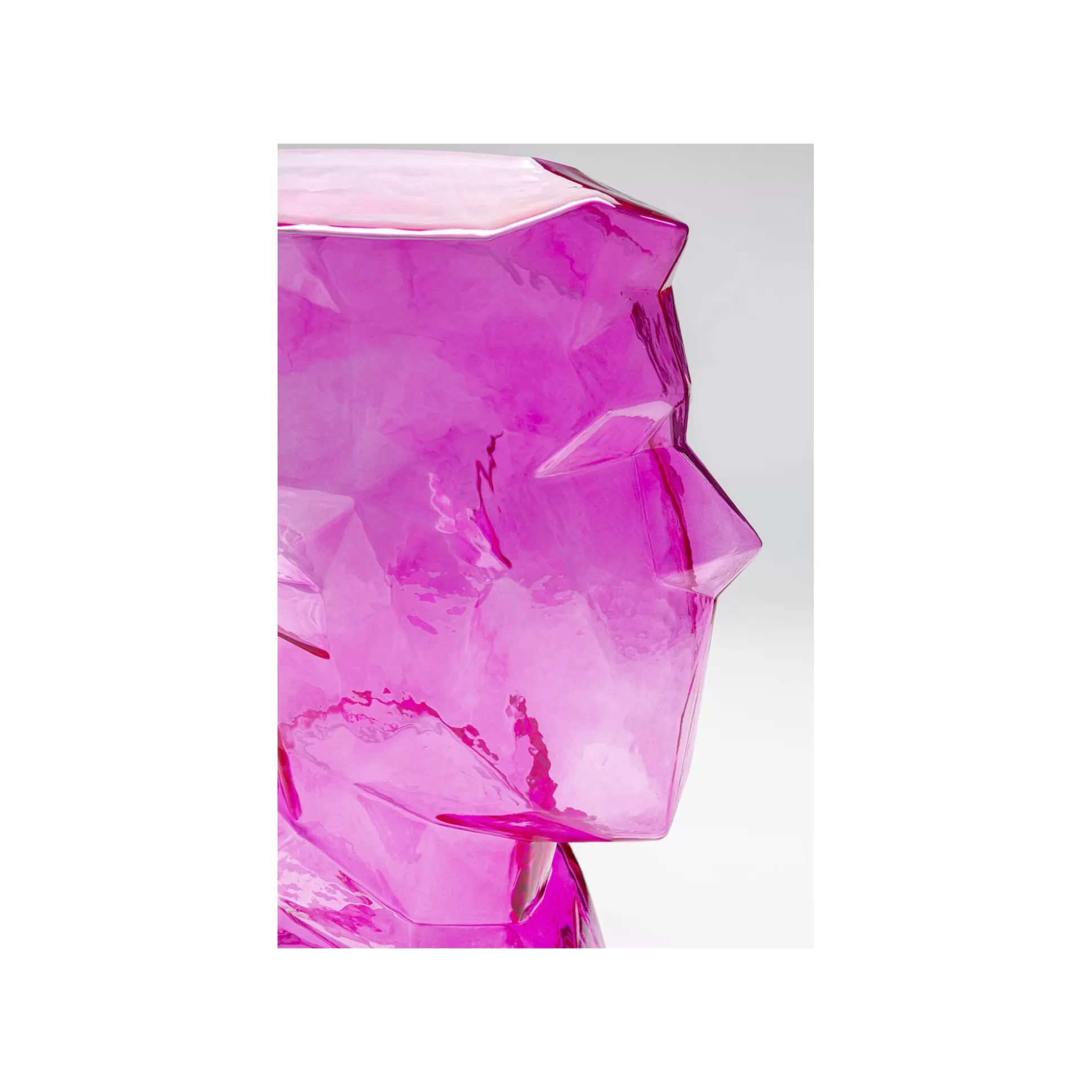 Vase Prisma Visage Rose 30cm ^KARE Design Store