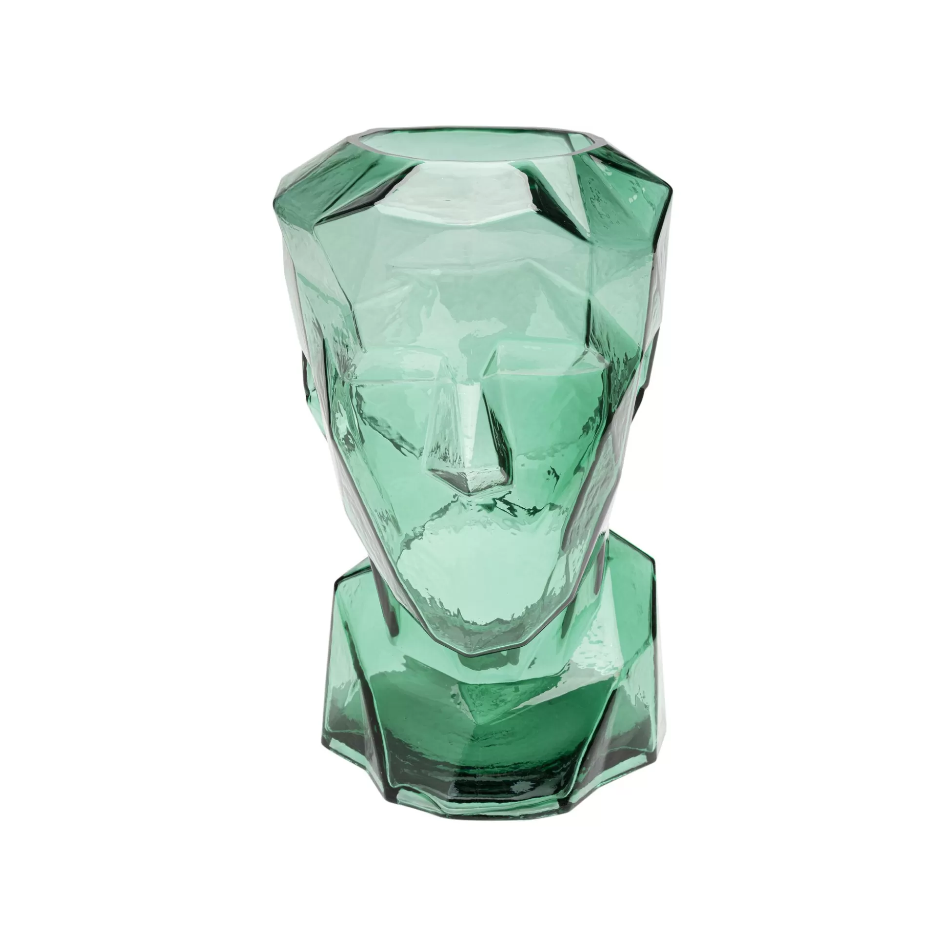 Vase Prisma Visage Vert 30cm ^KARE Design Flash Sale