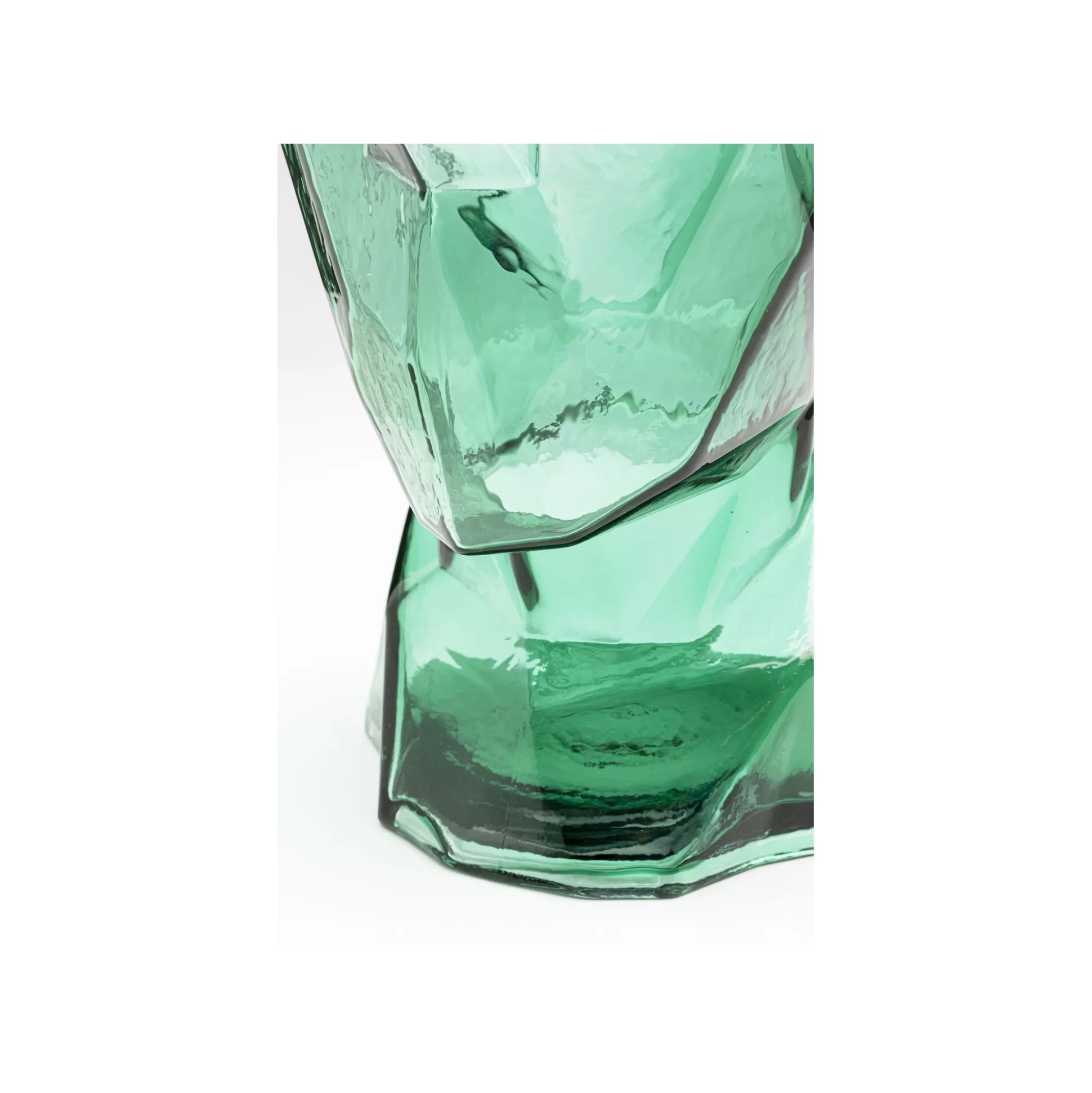 Vase Prisma Visage Vert 30cm ^KARE Design Flash Sale
