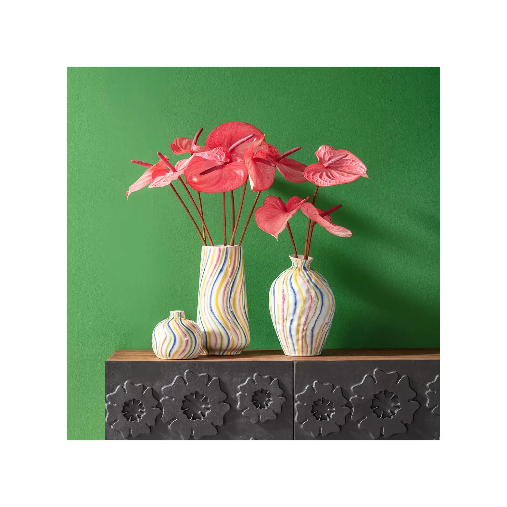 Vase Rivers 30cm ^KARE Design Fashion