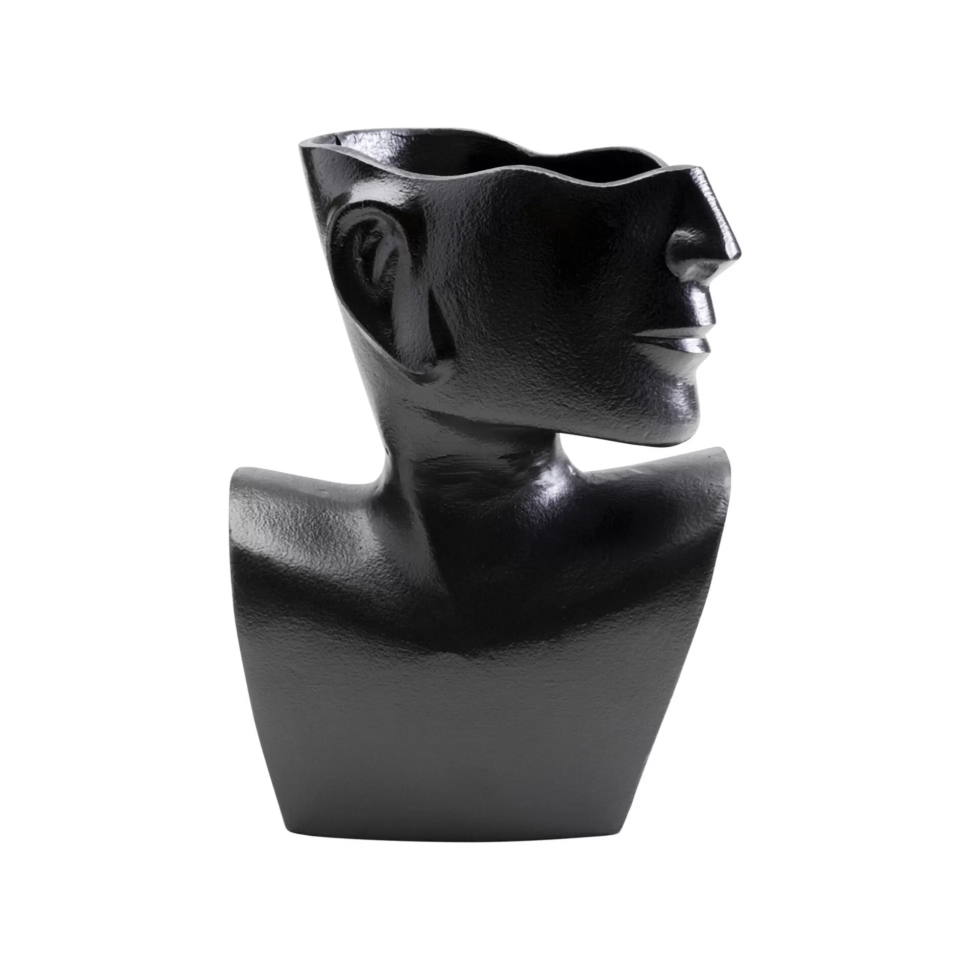 Vase Rostro Profil Noir 27cm ^KARE Design Flash Sale