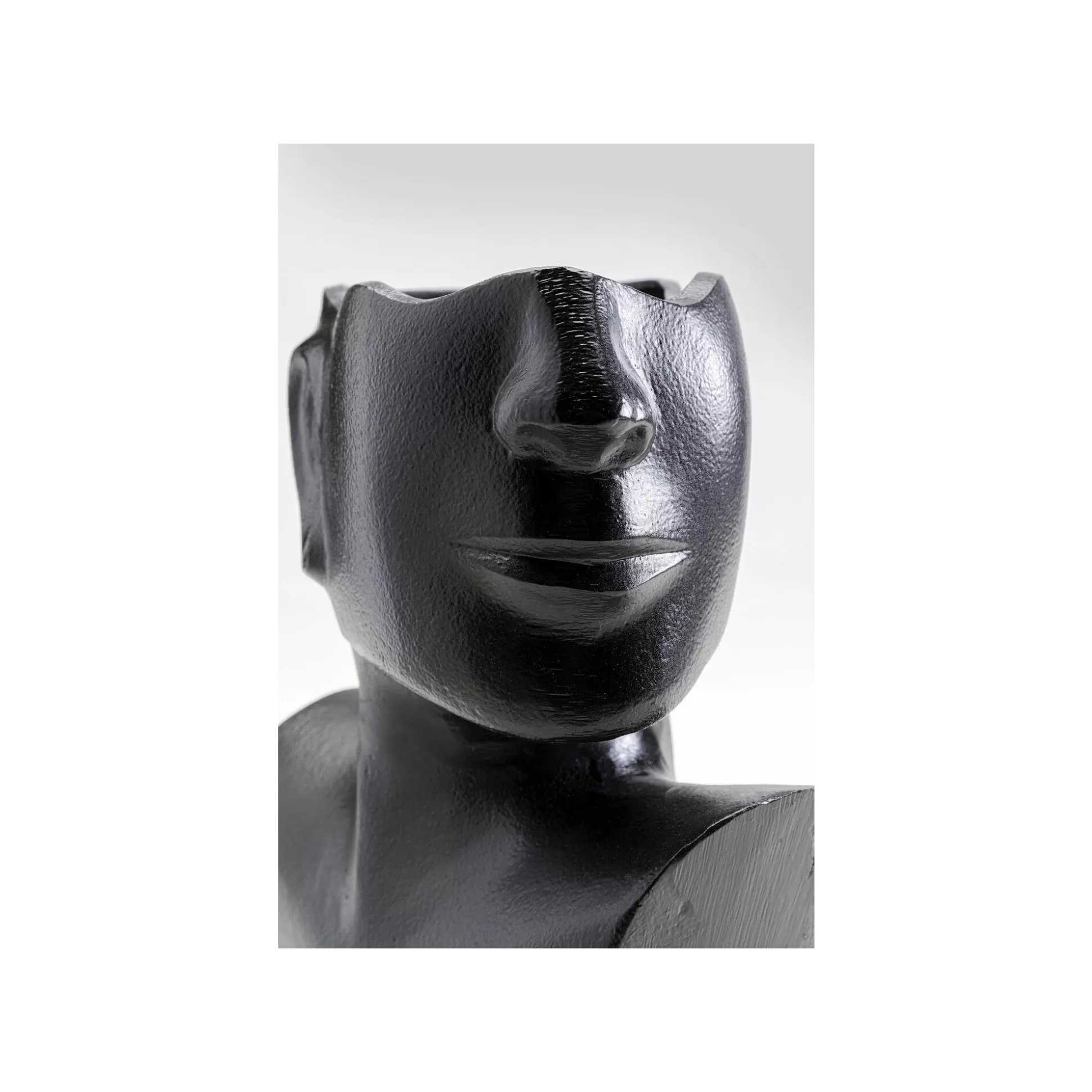 Vase Rostro Profil Noir 27cm ^KARE Design Flash Sale