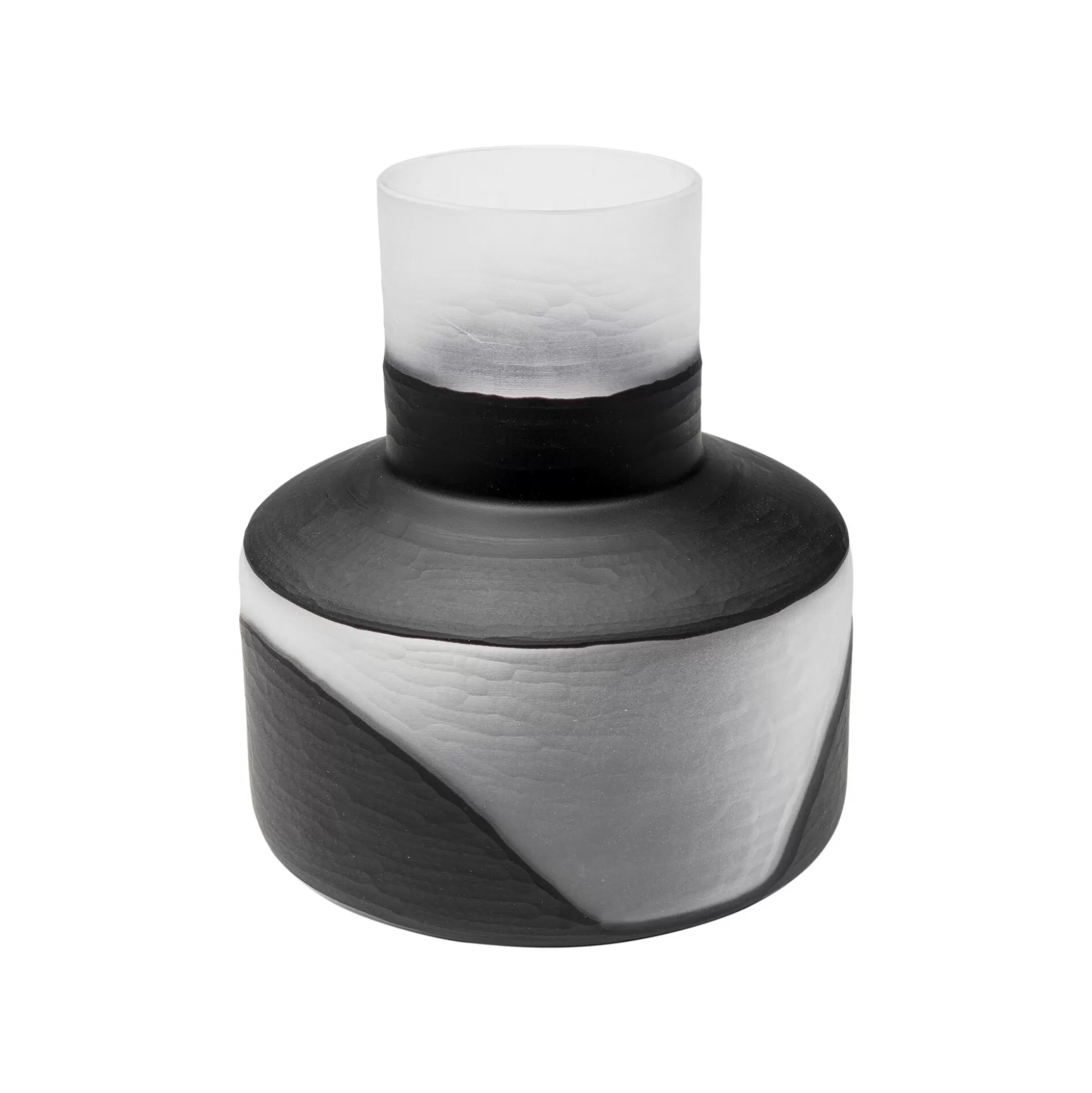 Vase Shadow Noir Et Blanc 34cm ^KARE Design Outlet